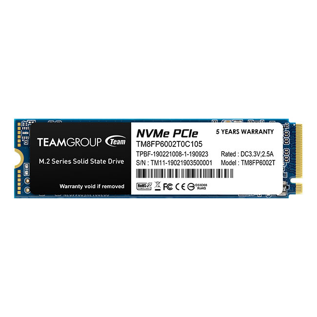 [62918265] Team Group MP33 2 TB M.2 PCI Express 3.0 NVMe 3D NAND