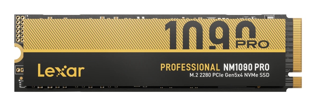 Lexar SSD Nm1090 Pro M.2 2280 NVMe PCIe 5.0 internal retail 4 TB SSDs LNM109P004T-RNNNG