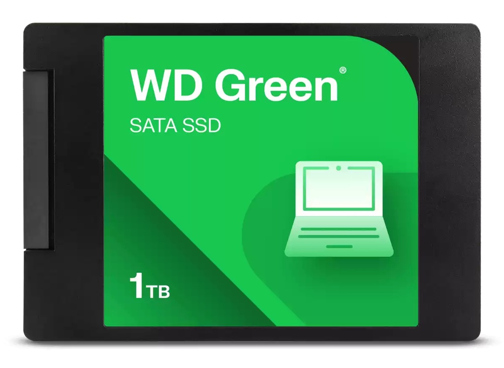 [20827335000] WD Green SSD 1 TB gehäuft internal 2.5 inch (6.4 cm) Western Digital WD Green SATA SSD 1 TB 2.5/SATA 6 GB/s SSDs