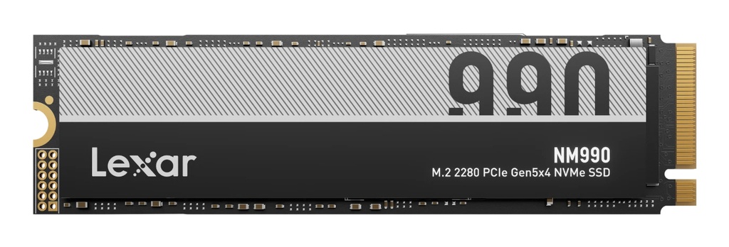 Lexar NM990 1 TB NVMe SSD M.2 Gen5 14.000 MB/s read 894 GB - 1,304 SSDs LNM990X001T-RNNNG