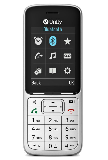 [10025470000] Unify OpenScape DECT Phone Sl6 handset PBX Bluetooth Systems L30250-F600-C518