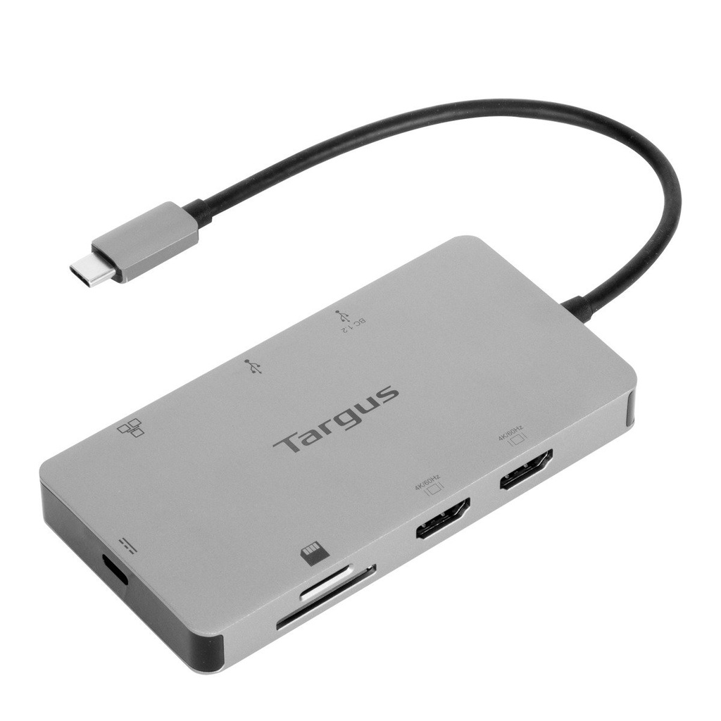 Targus Wired USB 3.2 Gen 1 (3.1 1) Type-C Charging / Docking Station Gray Laptop Accessories DOCK423EU