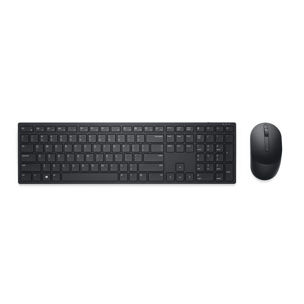 [10161762000] Dell Pro Wireless Keyboard and Mouse Km5221W Belgian Azerty Keyboard 1600 dpi Keyboards, Mice & Input Devices