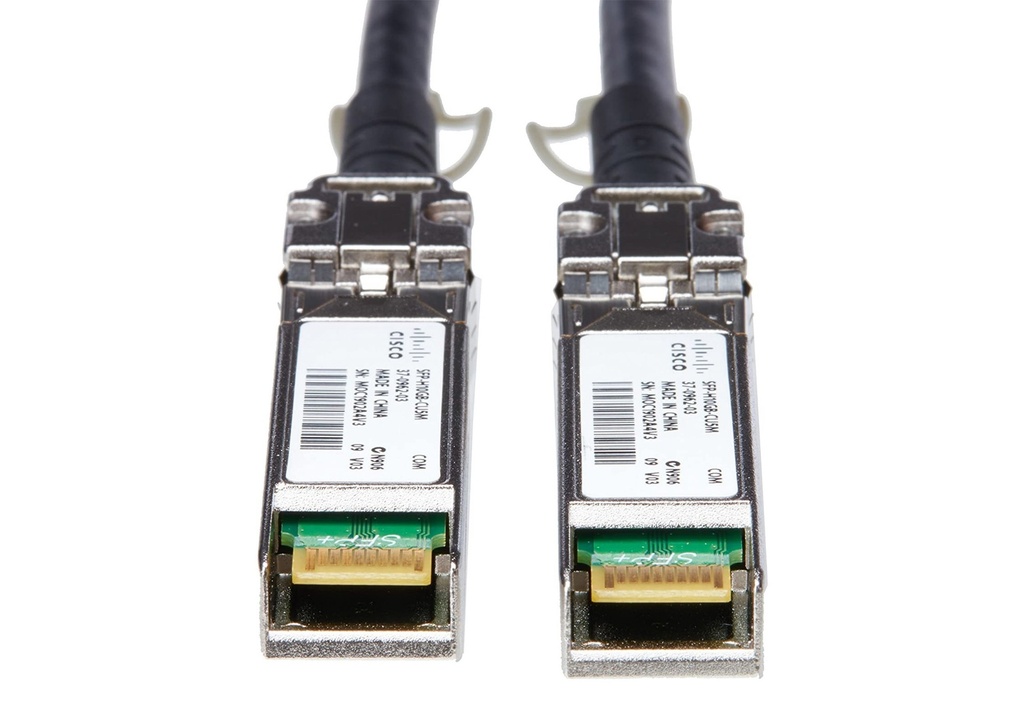 [1023009000] Cisco 10G Direct Attach Twinax SFP+ Cable Passive 30AWG Cable Assembly 5 M gray 5-Year Standard Warranty (SFP H10GB CU5M=) SFP+ Cables & Adapters