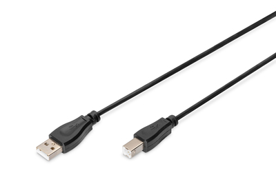DIGITUS USB-A USB-B connection cable, 1.8 m Cables & Adapters