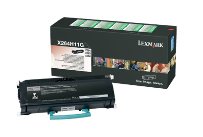 [1123323000] Lexmark 9000 pages Black 1 PC(s) Original Toner Cartridges X264H11G