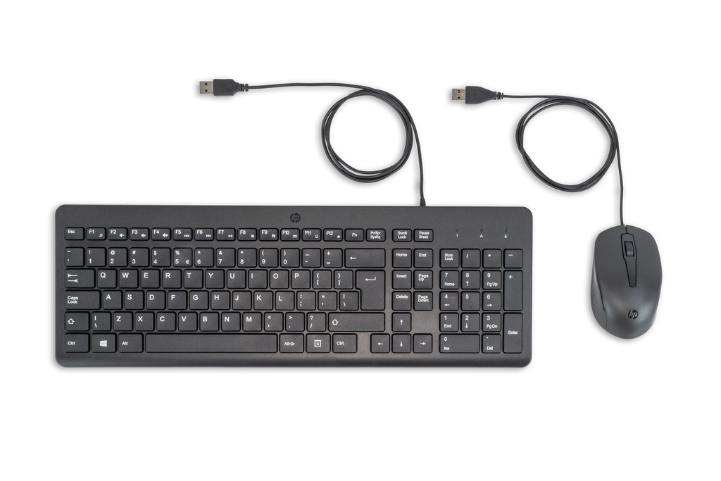 [11243428000] HP 150 Wired Mouse and Keyboard Keyboard 1600 dpi Keyboards, Mice & Input Devices