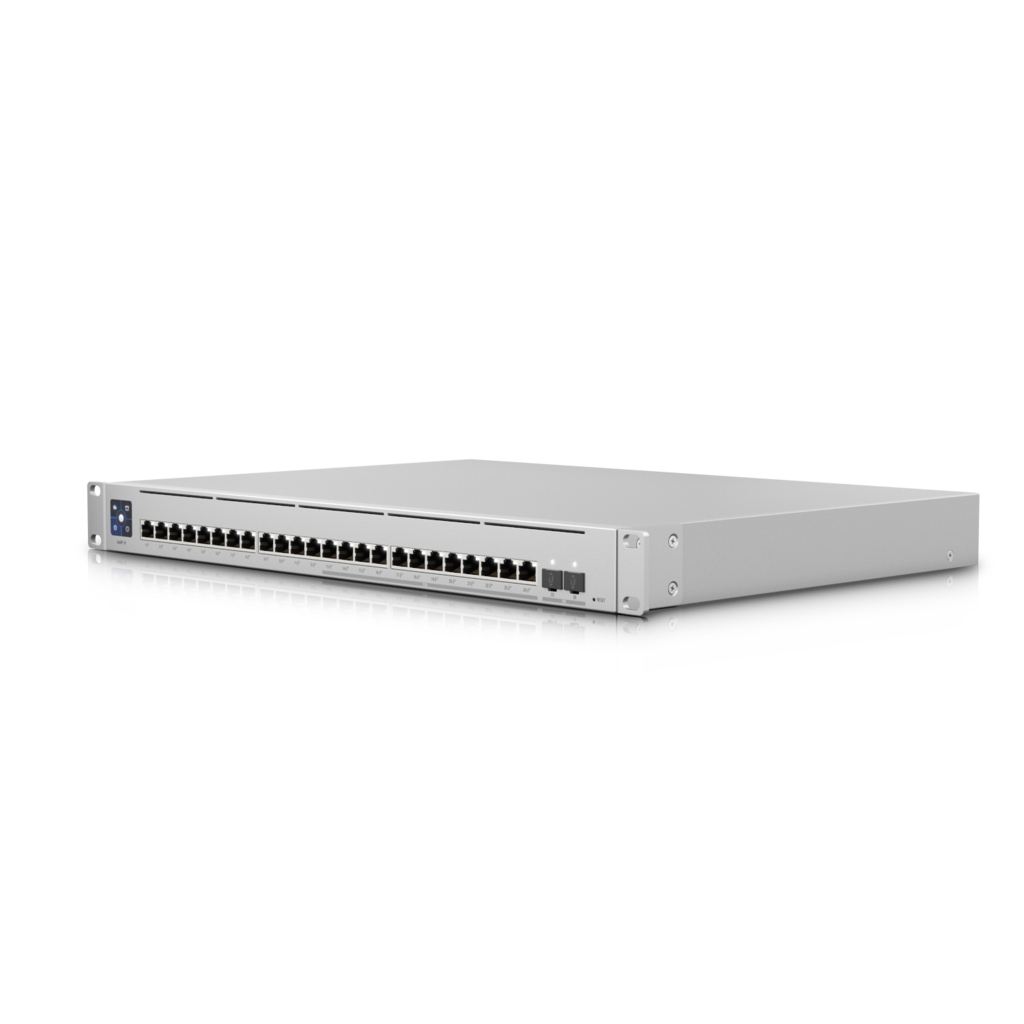 Ubiquiti USW ENTERPRISE 24 PoE Managed L3 Gigabit Ethernet (10/100/1000) Power over Ethernet (PoE) Rack mounting Network Equipment