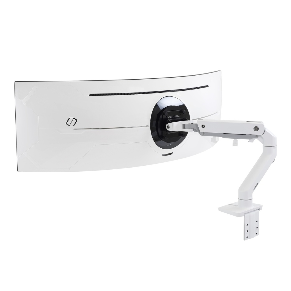 Ergotron HX Desk Monitor Arm with HD Pivot White Monitor Accessories