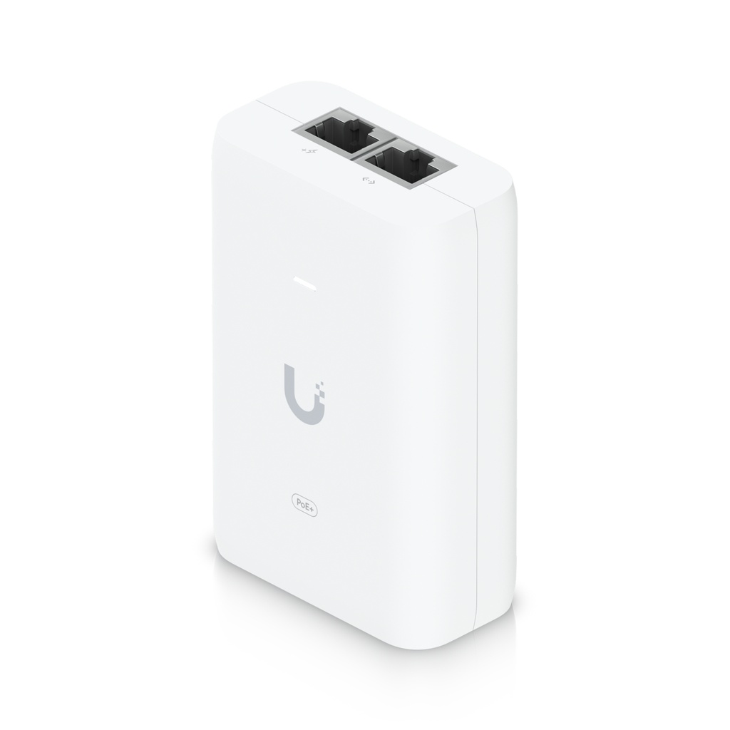 Ubiquiti PoE+ Injector 30 W 1 GBps Power over Ethernet 1GBps U-POE+
