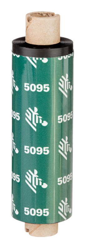 Zebra 5095 Resin 12er-Pack 84 mm x 74 m thermal transfer Black Refill Ribbon Cartridges 05095GS08407