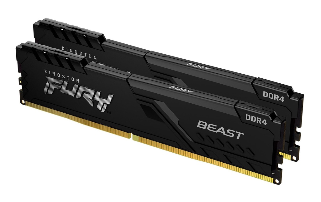 Kingston FURY Beast 64 GB 3600MT/s DDR 4 CL18 DIMM (Kit Memory 3,600MHz Modules KF436C18BBK2/64
