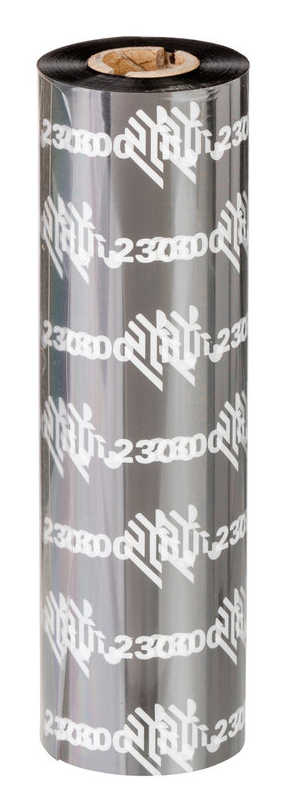 Zebra 2300 Wax Performance 74 m 6.4 cm Black 1.2 Other Product Condition Ribbon Cartridges 02300GS06407