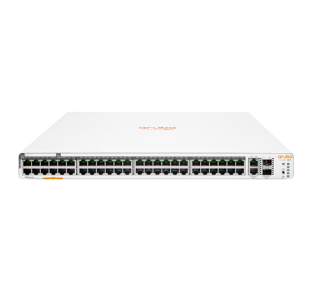 [12002654000] HPE E Instant On 1960 48G 40p Class4 8p Class6 PoE 2Xgt 2SFP+ 600 W Switch Switch Copper Wire Network Equipment