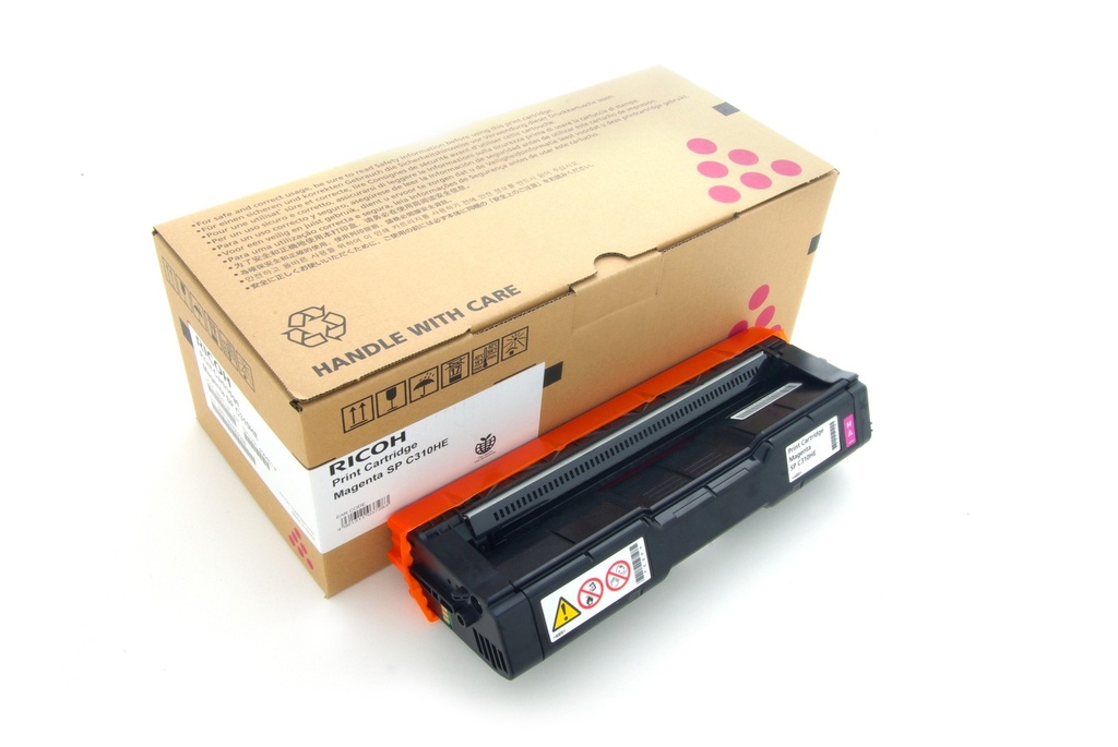 [1205014000] Ricoh Original Toner SP C310HE 407636 6 Magenta Original Toner Cartridge Toner Cartridges