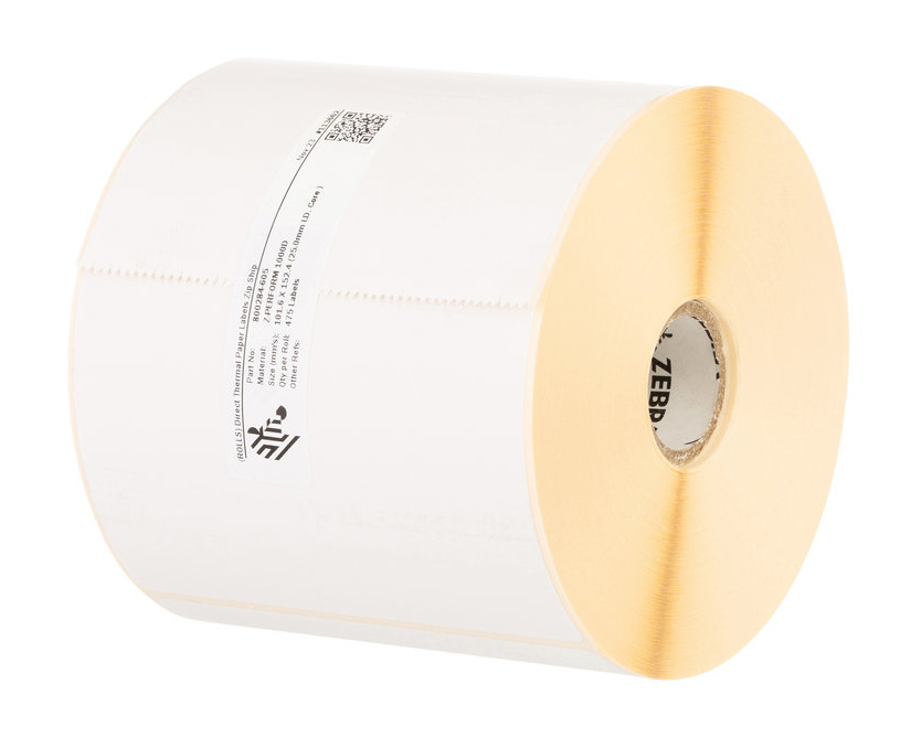 Zebra Z-Perform 1000D White Self-adhesive printer label Die-cut label Roll Paper Direct thermal Print Media