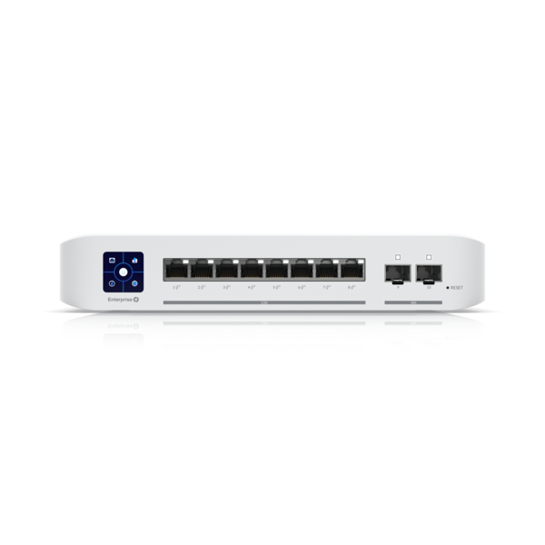 Ubiquiti Unifi Enterprise 8 Poe 8x 2.5GBE RJ-45 Ports 2x 10G SFP+ 80 Gbps Switching Capacity USW-ENTERPRISE-8-POE Network Equipment