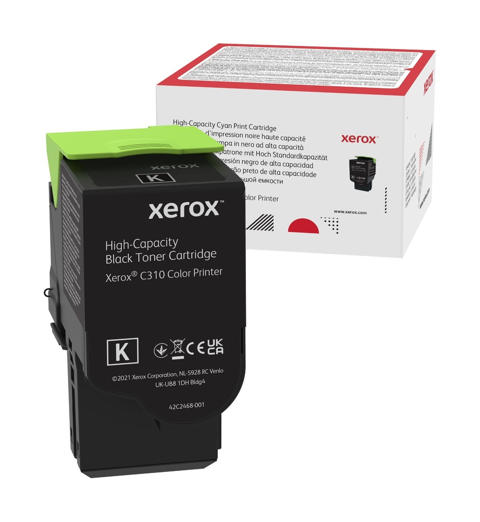 Xerox Genuine ® C310 Color Printer/C315 Color multi-function Printer Black High capacity Toner Cartridge (8000 Pages) 006R04364 8000 pages Black 1 PC(s Toner Cartridges