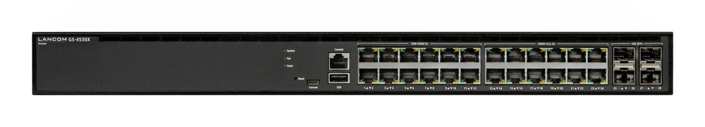 Lancom GS-4530X Switch managed 12 x/1000+ 12 100/1000/2.5G+ 4 1 Gigabit Wi-Fi Network Equipment