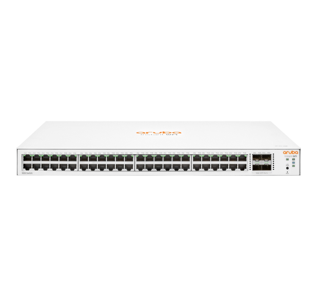 [12591464000] HPE Networking Aruba Instant On 1830 48G 4SFP 1GBps L2 JL814A#ABB Network Equipment