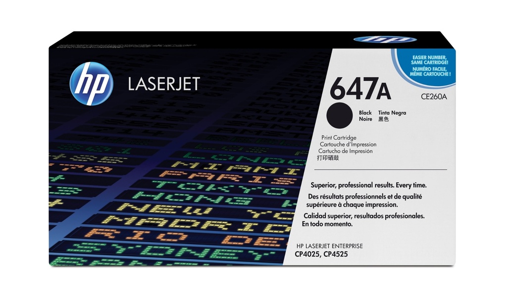 HP Color LaserJet 647 A Toner Cartridge Original Black 8500 pages Toner Cartridges