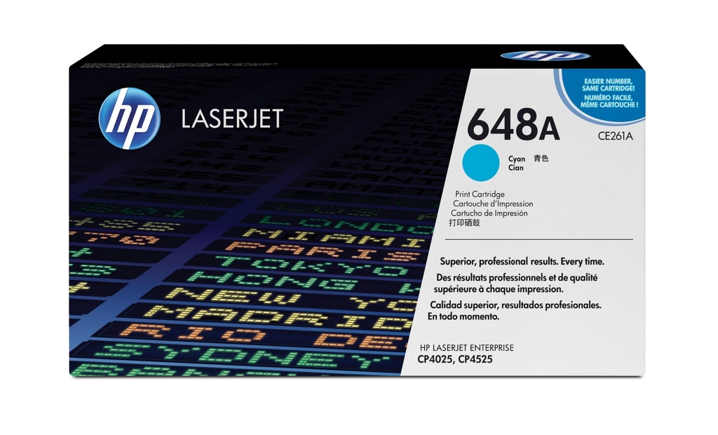 HP Color LaserJet 648 A Toner Cartridge Original cyan 11000 pages Toner Cartridges