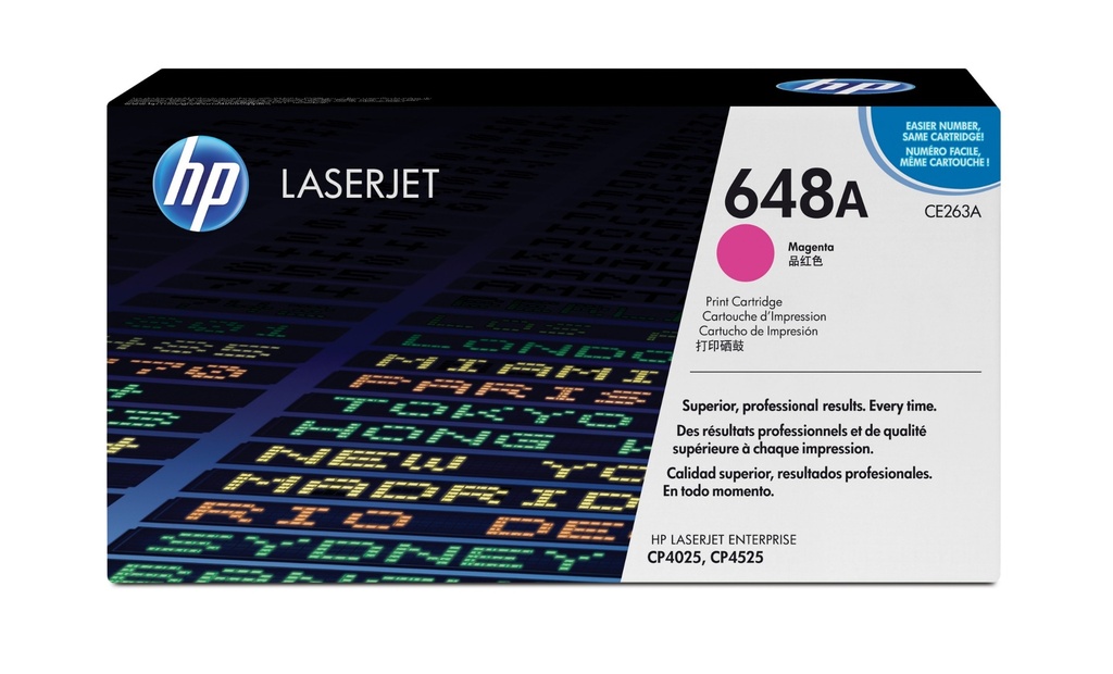 HP Color LaserJet 648 A Toner Cartridge Original magenta 11000 pages Cartridges CE263A