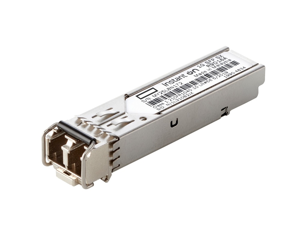 [12652092000] HPE Instant On 1G SFP LC SX 500 m OM2 MMF Fiber optic 1000 Mbit/s SFP LC SX 500 m Network Equipment