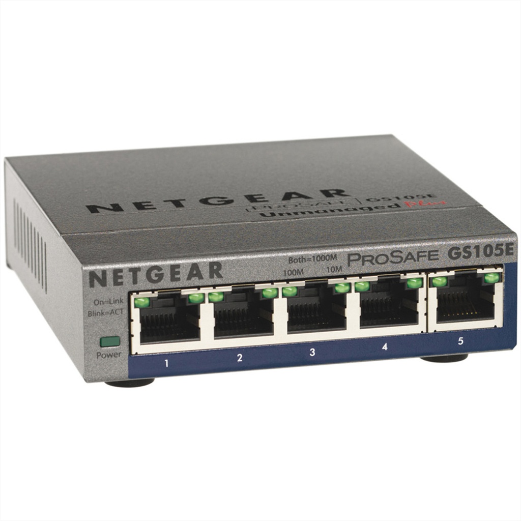 [1278679001] Netgear ProSafe Plus GS105Ev2 Switch 1GBps GS105E-200PES Networking