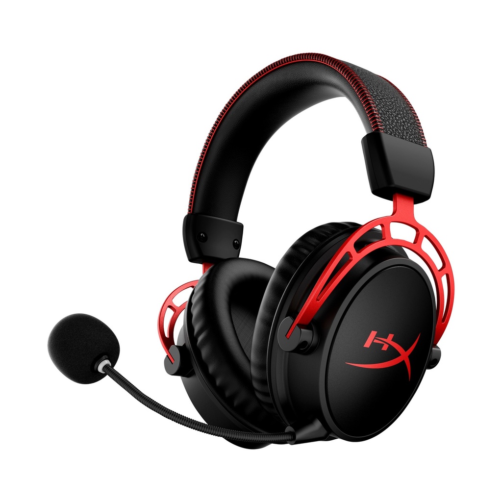 HyperX Cloud Alpha Wireless Gaming Headset (Black-Red) Wireless 15 21000 Hz Gaming 322 g Headset Black Red Audio Equipment