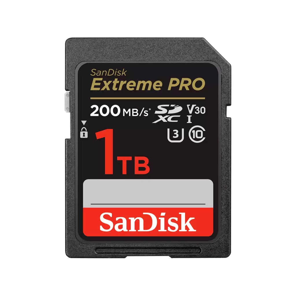 SanDisk Extreme PRO 1 TB SDXC Class 10 UHS-I 140 MB/s 90 MB/s Flash Memory