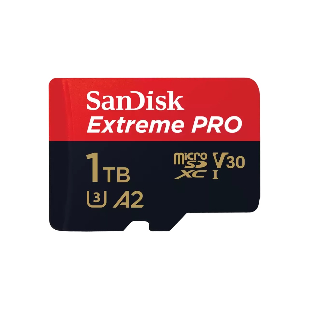 SanDisk Extreme PRO 1 TB MicroSDXC Class 10 UHS-I 200 MB/s Secure Digital (SD) 1,24TB Flash Memory SDSQXCD-1T00-GN6MA