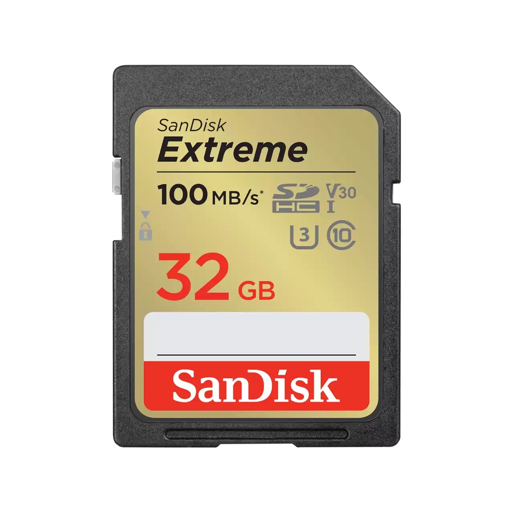 [13864905000] SanDisk Extreme 32 GB UHS-I Class 10 SDXC Memory Card High Capacity SD (SDHC) Flash SDSDXVT-032G-GNCIN