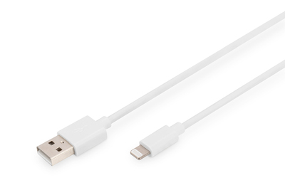 DIGITUS USB-A Lightning data/charging cable, MFI certified, 2 m Cables & Adapters