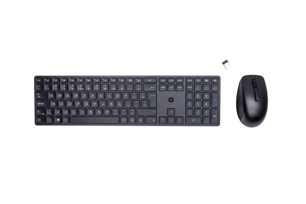 [14394232000] HP 650 Wireless Keyboard and Mouse Combo RF Membrane Keyboards, Mice & Input Devices 4R013AA#ABB