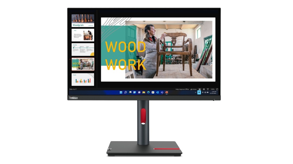 [14455075000] Lenovo ThinkVision P24q-30 Monitor Flat Screen 23.8-inch Monitors