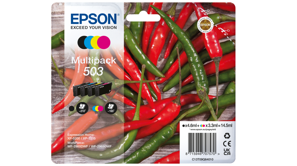 [14492355000] Epson 503 Multipack C13T09Q64010 Original Ink Cartridge Ink Cartridges