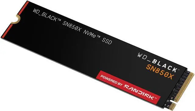 WD_Black SanDisk Black WD_BLACKTM SN850X NVMeTM SSD POWERED BY 4 TB 2.5 Inch SSDs WDS400T2X0E