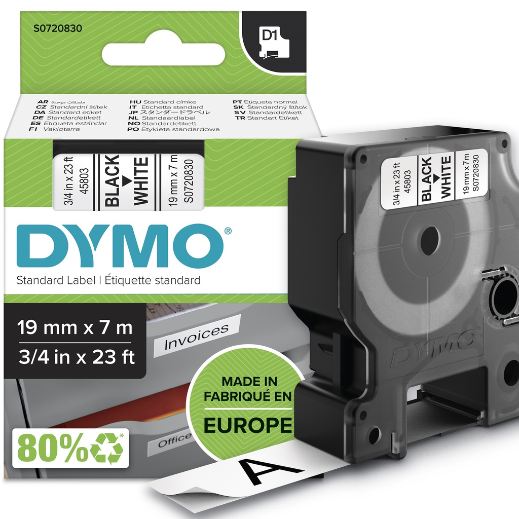 [145521000] Dymo D1 Labels Printer Media