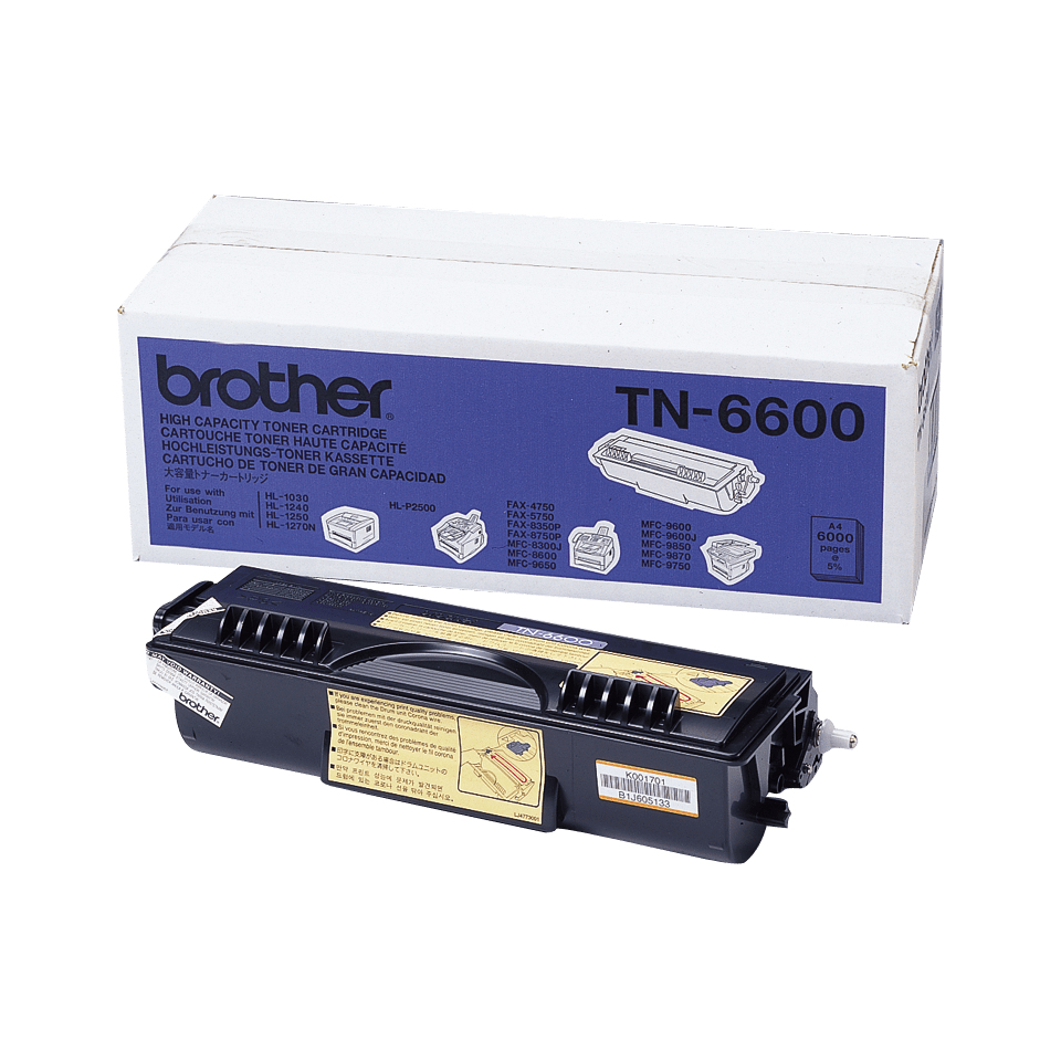 Brother TN TN-6600 Toner Cartridge Original Black 6000 pages Toner Cartridges