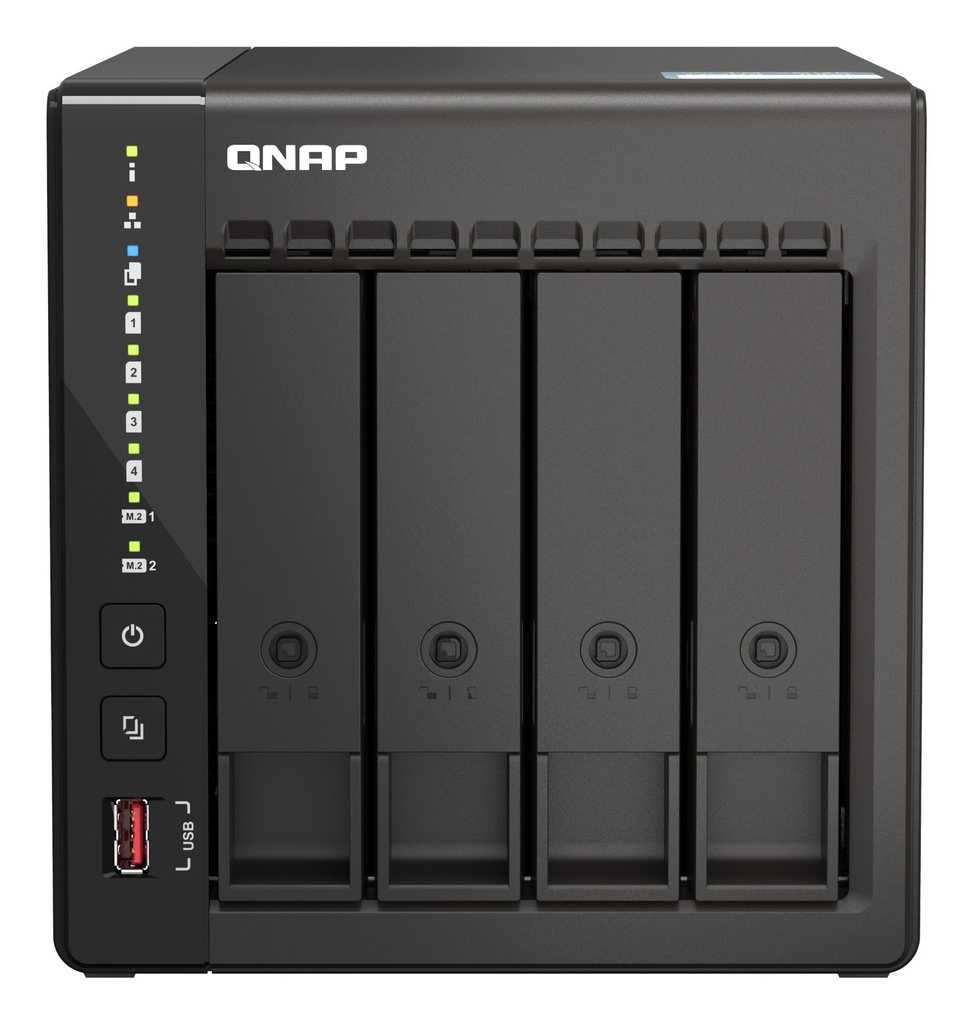 QNAP TS-453E NAS Tower Intel Celeron J6412 8 GB 0TB Storage Server Data TS-453E-8G