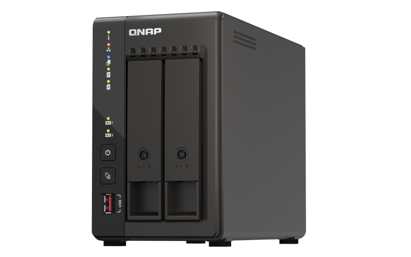 QNAP TS-253E NAS Tower Intel Celeron J6412 8 GB 0TB Data Storage