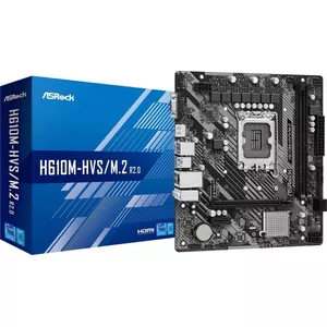 [14764306000] ASRock H610M-Hvs/M.2 R2.0 H610 Motherboard Intel Socket 1700 (Core i Motherboards