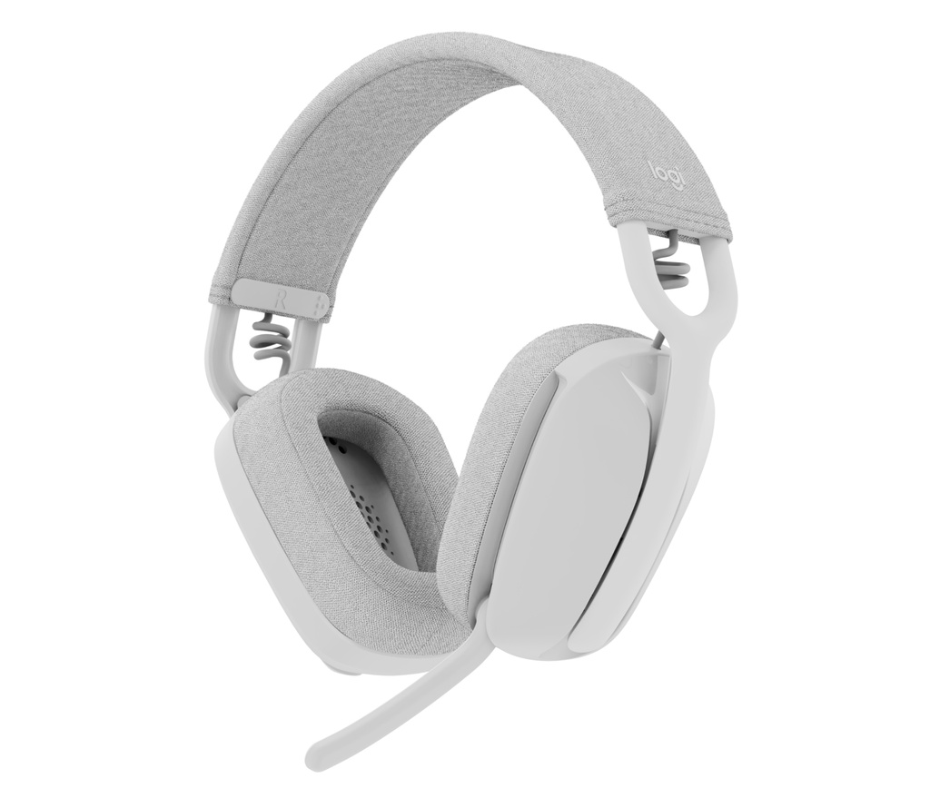 [14802075000] Logitech Zone Vibe 100 Wireless Calls/Music 185 g Headset White 30 M Audio Equipment 981-001219