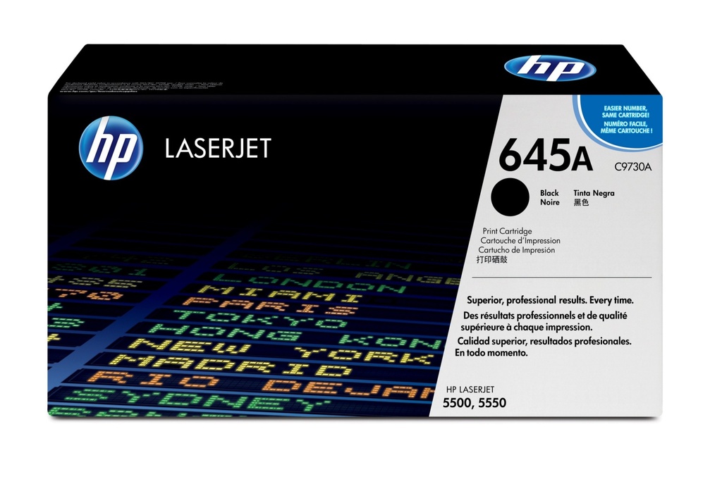 HP 645 A Black Original LaserJet Toner Cartridge 13000 pages Black 1 PC(s Toner Cartridges