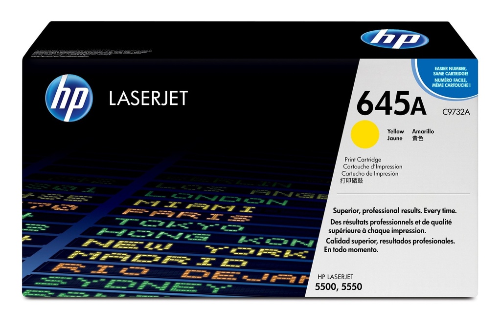 HP 645 A Yellow Original LaserJet Toner Cartridge 12000 pages Yellow 1 PC(s Toner Cartridges