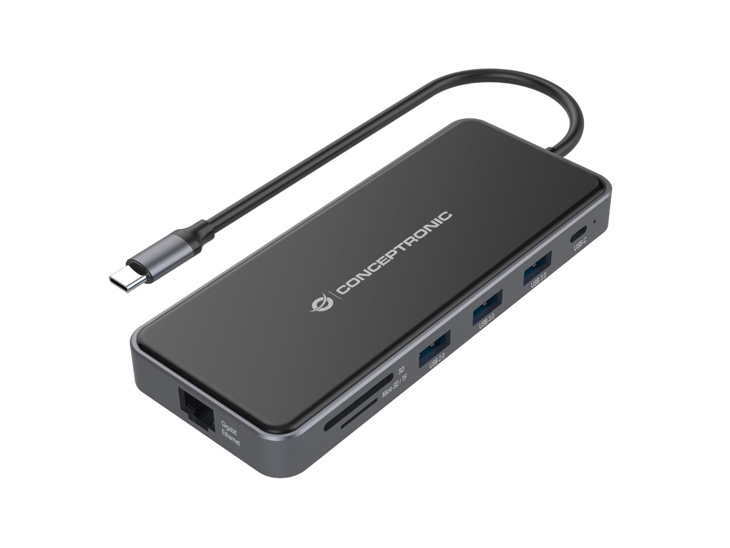 [14857268000] Conceptronic DONN15G docking station USB-C 3.2 Gen 1 Adapter Digital Cables & Adapters
