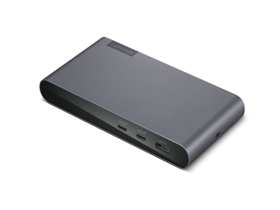 Lenovo 2 x USB 3.2 Gen (3.1 2) Charging / Docking Station Gray Laptop Accessories 40B30090EU