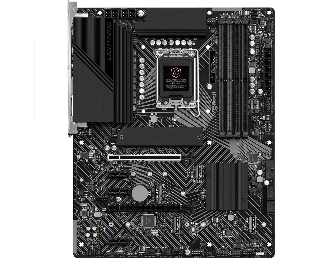[14949420000] ASRock Z790 PG Lightning Intel LGA 1700 Core i5 Socket (Core I) ATX Motherboards 90-MXBKA0-A0UAYZ