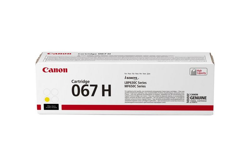 Canon 067H 2350 pages Yellow 1 PC(s Toner Cartridges